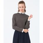 ニット セーター 「25年秋冬モデル」Cleric Collar Knit ワイドフィット レディース
