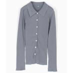 ニット セーター Baserange/ベースレンジ ISO SHIRT / TTIS-RD-WI25 / コットンリブニットシャツ レディース