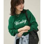 ニット セーター ブークレ ロゴニットプルオーバー レディース