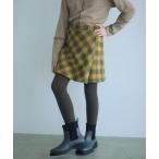 ショッピングラップ パンツ チェック ラップキュロット（イエロー） / キッズ  100cm-160cm キッズ 子供服 女の子