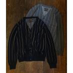 カーディガン バンカー ストライプ カーディガン メンズ