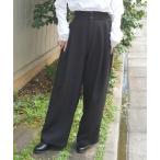 ショッピングワイドパンツ パンツ ツータックセミワイドパンツ レディース