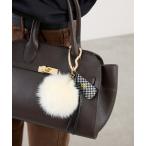 ショッピング毛皮 キーケース LE TALON POMPOM CHARM