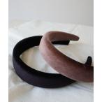 カチューシャ 「 ammy. / エイミードット 」 クラシック ベロア調 ワイド ボリューム カチューシャ