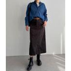 ショッピングコーデュロイ スカート コーデュロイベイカーIラインスカート