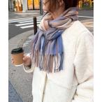 ショッピングストール マフラー ストール チェックカラーマフラー レディース