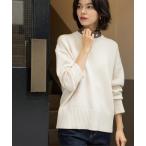 ニット セーター バックボタンリラクシーニット「洗濯機OK」「8col」 レディース