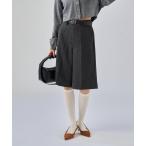 パンツ ウールライクハーフパンツ レディース
