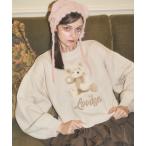 ニット セーター ふわふわクマちゃんニッ