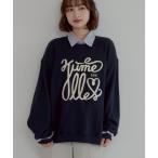 ショッピングリボン トレーナー スウェット big ribbon sweat レディース