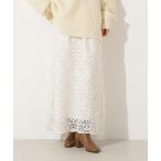 ショッピングレース スカート 「PS/低身長サイズ」ヴィンテージライクレーススカート