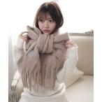 マフラー ストール レザータグマフラー レディース