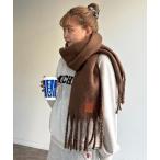 マフラー ストール ふわふわバルキーマフラー レディース