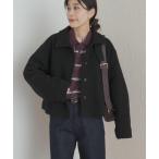 コート アウター 中綿ウールショートコート レディース