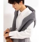 ショッピングカフス ブラウス シャツ 「WEB限定」ウォッシャブルオトナサテン衿カフス付きＴブラウス レディース