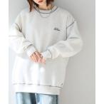 ショッピングディッキーズ トレーナー スウェット 「GENUINE DICKIES/ジェニュインディッキーズ」裏起毛 配色ステッチ 刺繍ロゴ スウェット トレーナー レディース