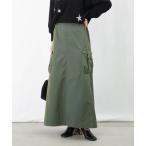 スカート LC/LLL 玉虫リブカーゴスカート「セットアップ着用可」