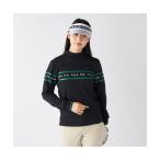  футболка тренировочный FILA GOLF filler Golf Golf одежда Logo принт линия ввод стрейч UV cut теплоизоляция обратная сторона ворсистый длинный рукав высокий ne