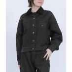 ショッピングレトロ デニムジャケット gジャン マリークワント mary quant レトロロゴデニム ブルゾン レディース