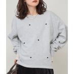 ショッピングＴシャツ tシャツ ハート刺繍裏毛スウェットプルオーバー レディース