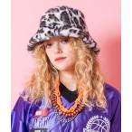 帽子 ハット an meets zakka レオパードショートファーハット レディース メンズ