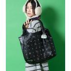 トートバッグ an meets zakka ハトメ＆ボールスタッズヴィンテージライク合成皮革ビッグトートバッグ レディース メンズ