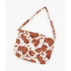 ショッピングＺＡＫＫＡ ショルダーバッグ バッグ an meets zakka カウ柄ハラコタッチベルトフラップショルダーバッグ レディース メンズ