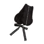 耳当て イヤーマフ an meets zakka ロゴコードリバーシブルショートファームートンイヤーマフ レディース メンズ