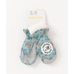 手袋 marie claire ENFANTS/マリクレール アンファン 耐水圧2000mm ジョイントパーツ 滑り止め付き 総柄 ミトン スノーグロ