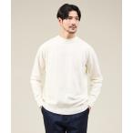 セーター ニット 「カシミヤタッチ」ハイゲージ モックネック ニット メンズ レディース