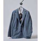 ジャケット テーラードジャケット OMNES Another Edition ストレッチ梨地ワイドシルエット2Bテーラードジャケット tailored