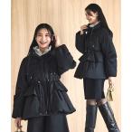 ショッピングダウンコート ダウンコート ダウンジャケット 洗える ｜ ダウン・ダブルペプラムコート ｜ アウター / ショートダウン / ダウンコート レディース