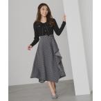 スカート 2025秋冬新作 イレギュラーヘムスカート