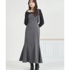 ジャンパースカート WEB限定 バックレースアップキャミワンピース