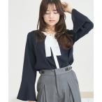 ブラウス シャツ 一部店舗限定 ボウタイブラウス レディース