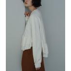 ニット セーター 「EMMEL REFINES」EM スソダブルフリル ニットプルオーバー レディース