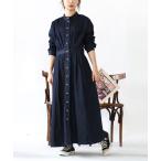 「e-zakkamania stores」 「ubn hymns」長袖ワンピース M ネイビー レディース