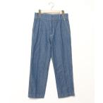 「ebure」 デニムパンツ 38 ブル