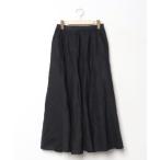 「UNITED ARROWS」 フレアスカート 38 ブラック レディース