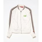 ショッピングオニツカタイガー 「Onitsuka Tiger」 ワンポイントジップアップブルゾン M ホワイト レディース