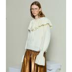 ニット セーター 2way Ruffle Collar Knit / 2WAYラッフルカラーニット レディース