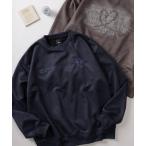 トレーナー スウェット 「85」フェイクスウェード ポンチ アソート スウェット メンズ レディース