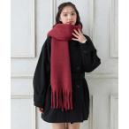 ストール マフラー フリンジボリュームストール レディース