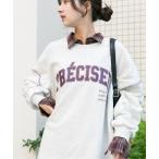  футболка тренировочный обратная сторона ворсистый вышивка Logo тренировочный женский 