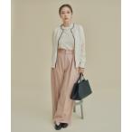 パンツ 美形ワイドパンツ レディース