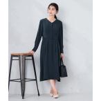 ワンピース 「洗える」ウエストタックワンピース