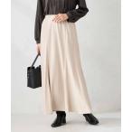 スカート 「マシンウォッシャブル」セミフレアスカート