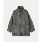 ショッピングツイード コート アウター 「louren/ローレン」tweed half coat/ツイードハーフコート レディース