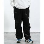 パンツ 落書き刺繍カーゴパンツ メンズ