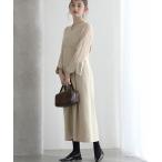 ワンピース レーススリーブワンピース